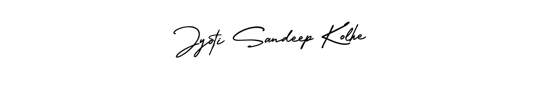 Create a beautiful signature design for name Jyoti Sandeep Kolhe. With this signature (AmerikaSignatureDemo-Regular) fonts, you can make a handwritten signature for free. Jyoti Sandeep Kolhe signature style 3 images and pictures png