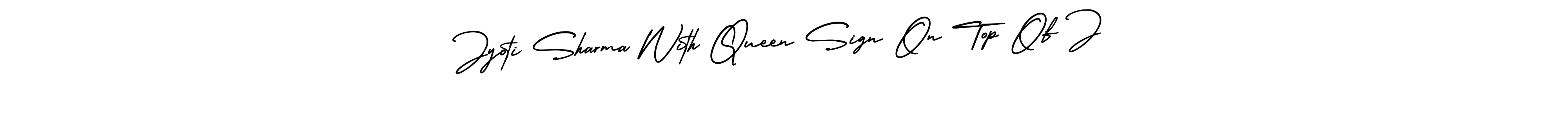 Once you've used our free online signature maker to create your best signature AmerikaSignatureDemo-Regular style, it's time to enjoy all of the benefits that Jyoti Sharma With Queen Sign On Top Of J name signing documents. Jyoti Sharma With Queen Sign On Top Of J signature style 3 images and pictures png