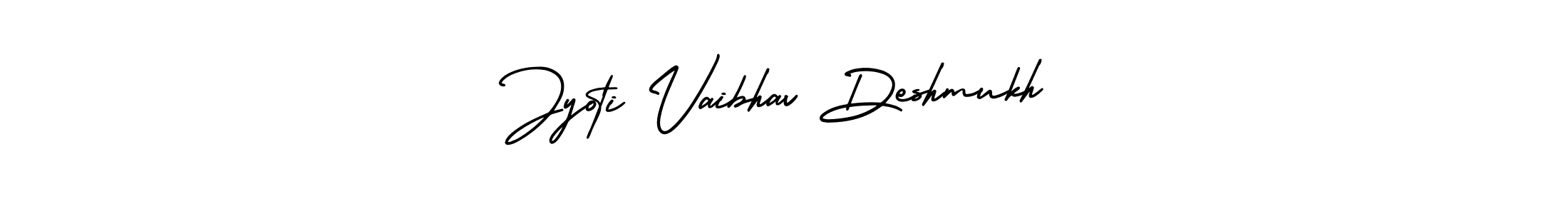 Also we have Jyoti Vaibhav Deshmukh name is the best signature style. Create professional handwritten signature collection using AmerikaSignatureDemo-Regular autograph style. Jyoti Vaibhav Deshmukh signature style 3 images and pictures png