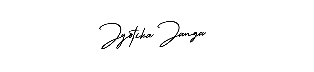 Design your own signature with our free online signature maker. With this signature software, you can create a handwritten (AmerikaSignatureDemo-Regular) signature for name Jyotika Janga. Jyotika Janga signature style 3 images and pictures png