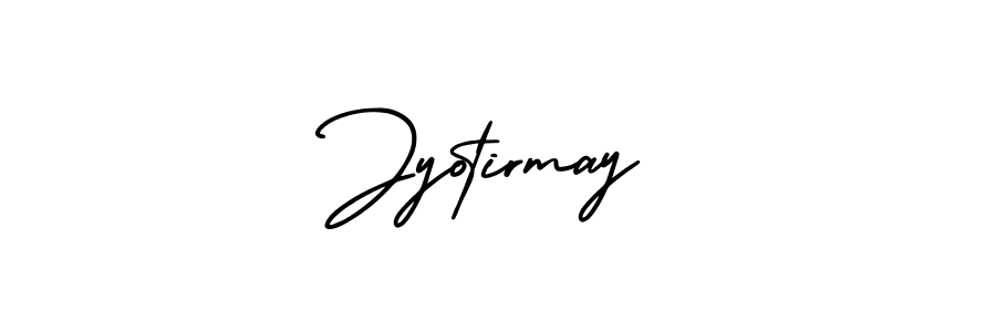 How to make Jyotirmay name signature. Use AmerikaSignatureDemo-Regular style for creating short signs online. This is the latest handwritten sign. Jyotirmay signature style 3 images and pictures png