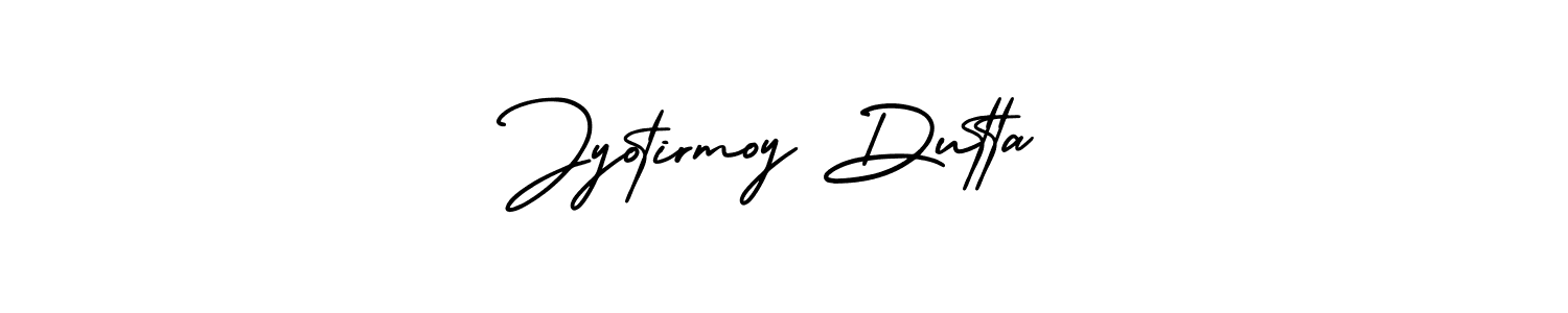 This is the best signature style for the Jyotirmoy Dutta name. Also you like these signature font (AmerikaSignatureDemo-Regular). Mix name signature. Jyotirmoy Dutta signature style 3 images and pictures png