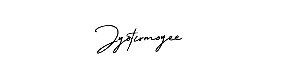 if you are searching for the best signature style for your name Jyotirmoyee. so please give up your signature search. here we have designed multiple signature styles  using AmerikaSignatureDemo-Regular. Jyotirmoyee signature style 3 images and pictures png