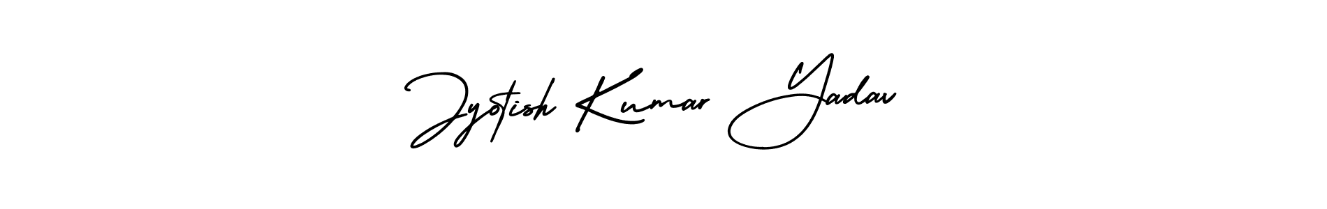 Make a beautiful signature design for name Jyotish Kumar Yadav. With this signature (AmerikaSignatureDemo-Regular) style, you can create a handwritten signature for free. Jyotish Kumar Yadav signature style 3 images and pictures png