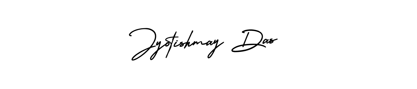 The best way (AmerikaSignatureDemo-Regular) to make a short signature is to pick only two or three words in your name. The name Jyotishmay Das include a total of six letters. For converting this name. Jyotishmay Das signature style 3 images and pictures png