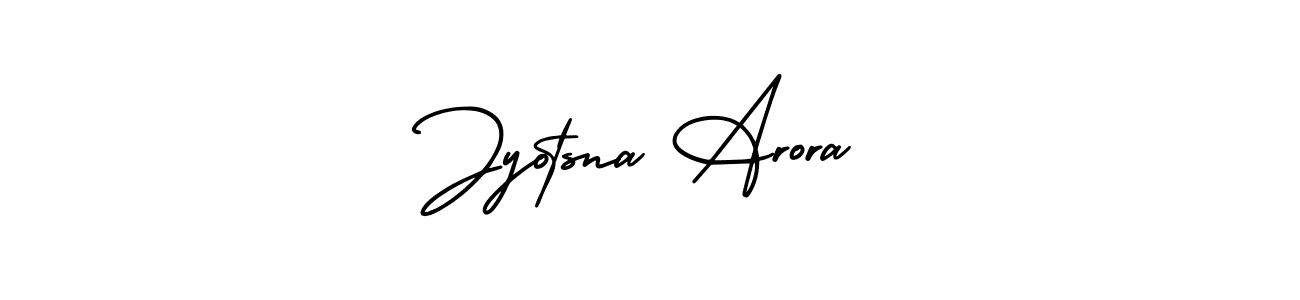 You should practise on your own different ways (AmerikaSignatureDemo-Regular) to write your name (Jyotsna Arora) in signature. don't let someone else do it for you. Jyotsna Arora signature style 3 images and pictures png