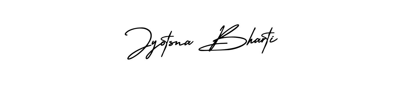 Jyotsna Bharti stylish signature style. Best Handwritten Sign (AmerikaSignatureDemo-Regular) for my name. Handwritten Signature Collection Ideas for my name Jyotsna Bharti. Jyotsna Bharti signature style 3 images and pictures png