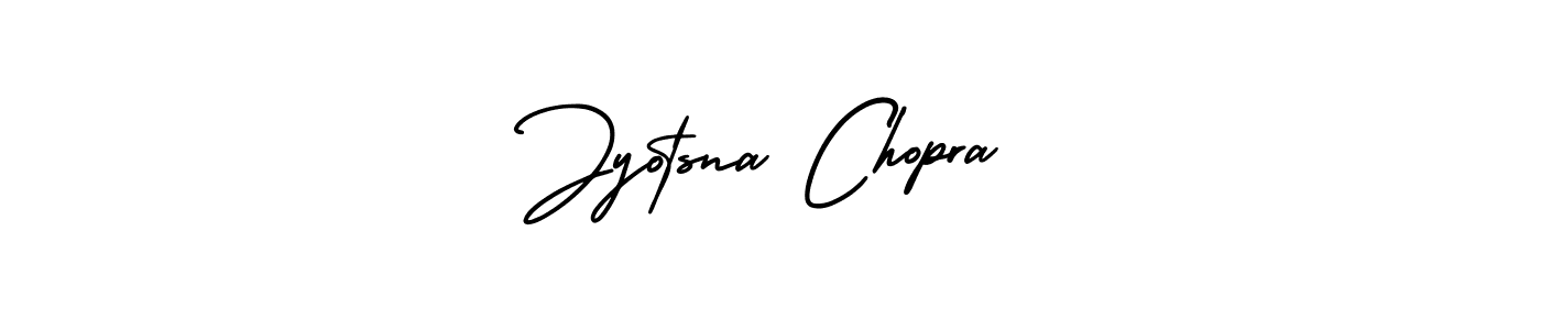 It looks lik you need a new signature style for name Jyotsna Chopra. Design unique handwritten (AmerikaSignatureDemo-Regular) signature with our free signature maker in just a few clicks. Jyotsna Chopra signature style 3 images and pictures png