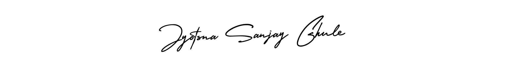 Use a signature maker to create a handwritten signature online. With this signature software, you can design (AmerikaSignatureDemo-Regular) your own signature for name Jyotsna Sanjay Ghule. Jyotsna Sanjay Ghule signature style 3 images and pictures png