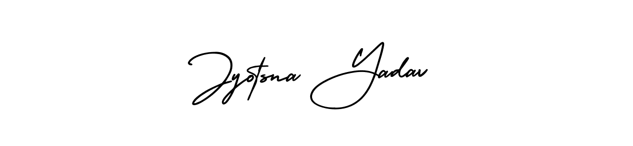 How to Draw Jyotsna Yadav signature style? AmerikaSignatureDemo-Regular is a latest design signature styles for name Jyotsna Yadav. Jyotsna Yadav signature style 3 images and pictures png
