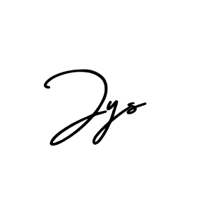 Jys stylish signature style. Best Handwritten Sign (AmerikaSignatureDemo-Regular) for my name. Handwritten Signature Collection Ideas for my name Jys. Jys signature style 3 images and pictures png