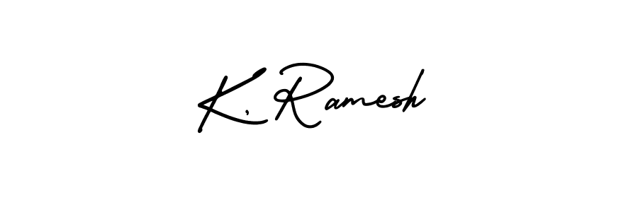 Make a short K, Ramesh signature style. Manage your documents anywhere anytime using AmerikaSignatureDemo-Regular. Create and add eSignatures, submit forms, share and send files easily. K, Ramesh signature style 3 images and pictures png