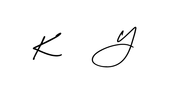 AmerikaSignatureDemo-Regular is a professional signature style that is perfect for those who want to add a touch of class to their signature. It is also a great choice for those who want to make their signature more unique. Get K    Y name to fancy signature for free. K    Y signature style 3 images and pictures png