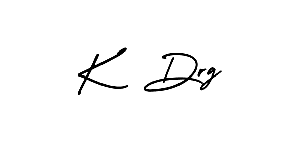 AmerikaSignatureDemo-Regular is a professional signature style that is perfect for those who want to add a touch of class to their signature. It is also a great choice for those who want to make their signature more unique. Get K  Drg name to fancy signature for free. K  Drg signature style 3 images and pictures png