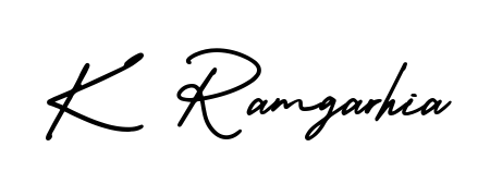 Upgrade your professional image with K  Ramgarhia signature created with AmerikaSignatureDemo-Regular font. Fast, free, and watermark-free download. K  Ramgarhia signature style 3 images and pictures png