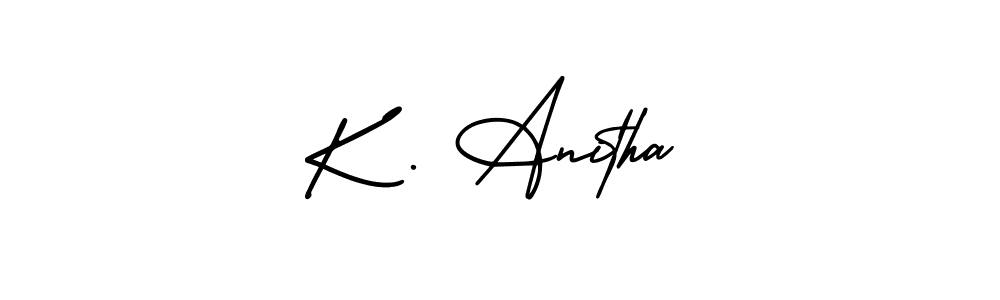 Make a beautiful signature design for name K . Anitha. Use this online signature maker to create a handwritten signature for free. K . Anitha signature style 3 images and pictures png