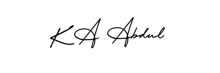 Make a short K A Abdul signature style. Manage your documents anywhere anytime using AmerikaSignatureDemo-Regular. Create and add eSignatures, submit forms, share and send files easily. K A Abdul signature style 3 images and pictures png