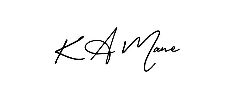 Here are the top 10 professional signature styles for the name K A Mane. These are the best autograph styles you can use for your name. K A Mane signature style 3 images and pictures png