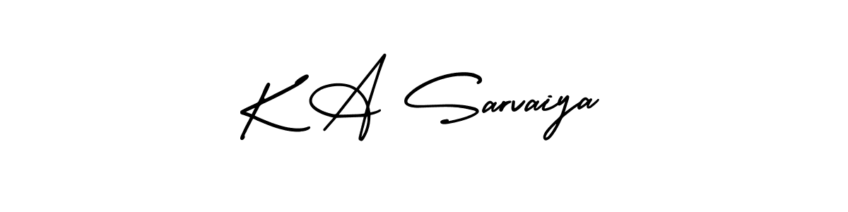 Here are the top 10 professional signature styles for the name K A Sarvaiya. These are the best autograph styles you can use for your name. K A Sarvaiya signature style 3 images and pictures png