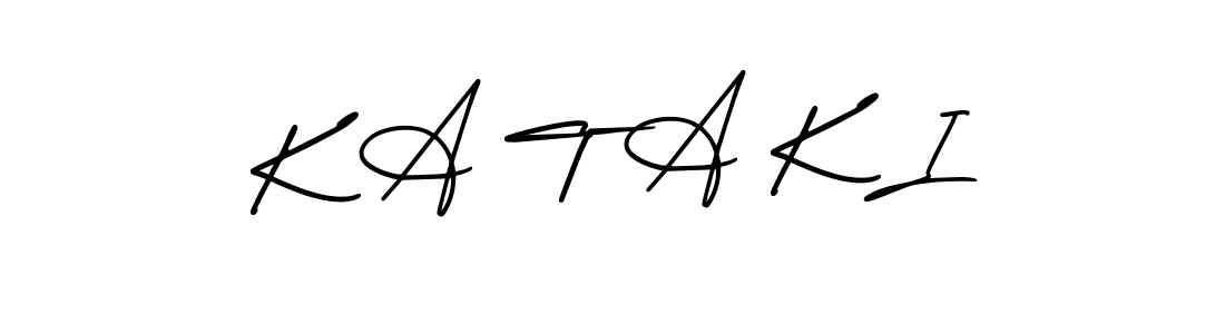 Best and Professional Signature Style for K A T A K I. AmerikaSignatureDemo-Regular Best Signature Style Collection. K A T A K I signature style 3 images and pictures png
