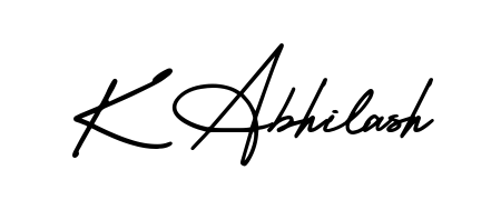 Best and Professional Signature Style for K Abhilash. AmerikaSignatureDemo-Regular Best Signature Style Collection. K Abhilash signature style 3 images and pictures png