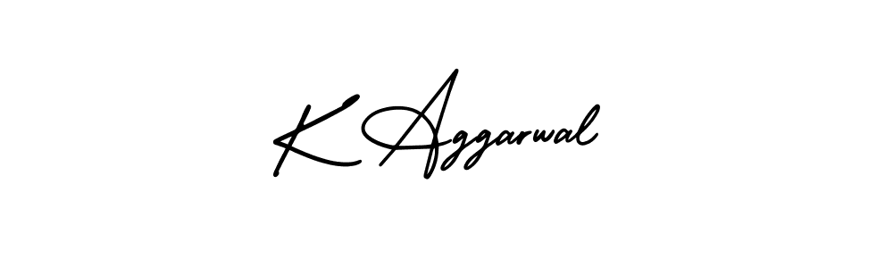 This is the best signature style for the K Aggarwal name. Also you like these signature font (AmerikaSignatureDemo-Regular). Mix name signature. K Aggarwal signature style 3 images and pictures png