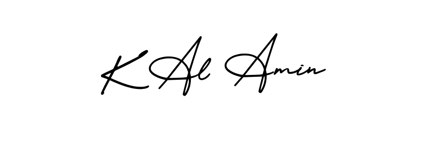 You can use this online signature creator to create a handwritten signature for the name K Al Amin. This is the best online autograph maker. K Al Amin signature style 3 images and pictures png