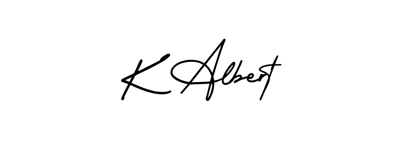 Make a short K Albert signature style. Manage your documents anywhere anytime using AmerikaSignatureDemo-Regular. Create and add eSignatures, submit forms, share and send files easily. K Albert signature style 3 images and pictures png
