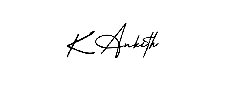 How to Draw K Ankith signature style? AmerikaSignatureDemo-Regular is a latest design signature styles for name K Ankith. K Ankith signature style 3 images and pictures png