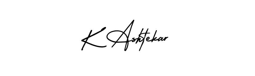 Make a beautiful signature design for name K Ashtekar. Use this online signature maker to create a handwritten signature for free. K Ashtekar signature style 3 images and pictures png