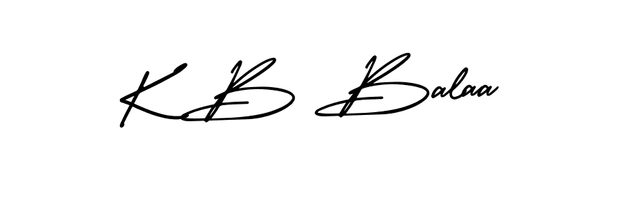 Also we have K B Balaa name is the best signature style. Create professional handwritten signature collection using AmerikaSignatureDemo-Regular autograph style. K B Balaa signature style 3 images and pictures png