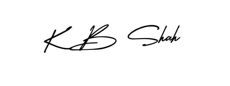 Also we have K B Shah name is the best signature style. Create professional handwritten signature collection using AmerikaSignatureDemo-Regular autograph style. K B Shah signature style 3 images and pictures png