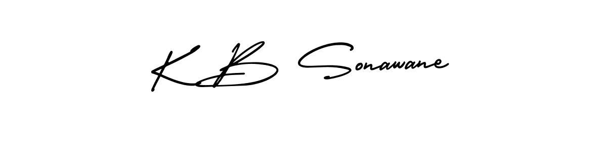 if you are searching for the best signature style for your name K B Sonawane. so please give up your signature search. here we have designed multiple signature styles  using AmerikaSignatureDemo-Regular. K B Sonawane signature style 3 images and pictures png