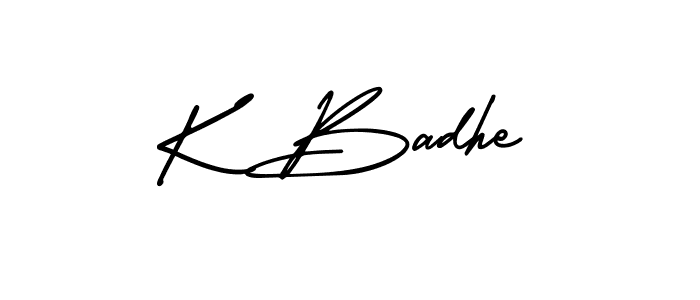 See photos of K Badhe official signature by Spectra . Check more albums & portfolios. Read reviews & check more about AmerikaSignatureDemo-Regular font. K Badhe signature style 3 images and pictures png