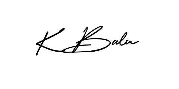 Check out images of Autograph of K Balu name. Actor K Balu Signature Style. AmerikaSignatureDemo-Regular is a professional sign style online. K Balu signature style 3 images and pictures png