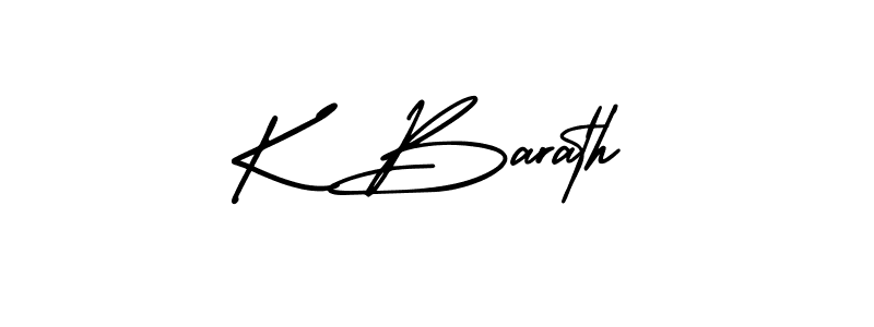 Best and Professional Signature Style for K Barath. AmerikaSignatureDemo-Regular Best Signature Style Collection. K Barath signature style 3 images and pictures png