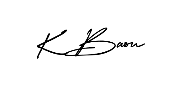 It looks lik you need a new signature style for name K Basu. Design unique handwritten (AmerikaSignatureDemo-Regular) signature with our free signature maker in just a few clicks. K Basu signature style 3 images and pictures png