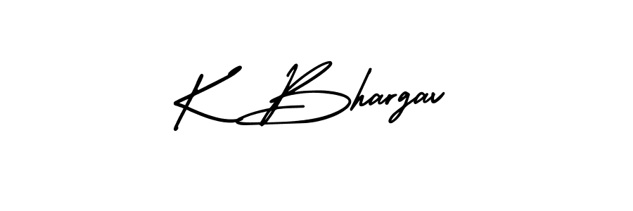 How to make K Bhargav signature? AmerikaSignatureDemo-Regular is a professional autograph style. Create handwritten signature for K Bhargav name. K Bhargav signature style 3 images and pictures png