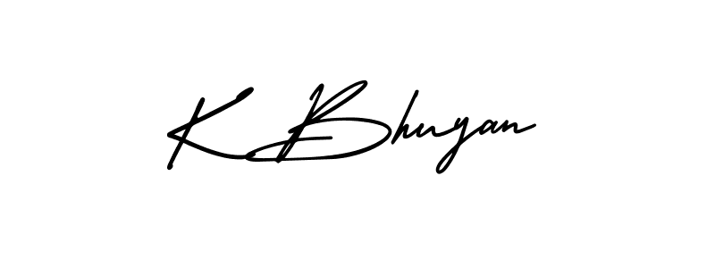 Make a short K Bhuyan signature style. Manage your documents anywhere anytime using AmerikaSignatureDemo-Regular. Create and add eSignatures, submit forms, share and send files easily. K Bhuyan signature style 3 images and pictures png