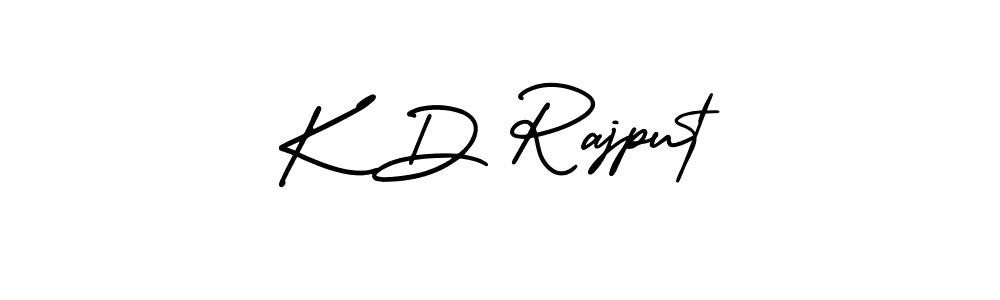 AmerikaSignatureDemo-Regular is a professional signature style that is perfect for those who want to add a touch of class to their signature. It is also a great choice for those who want to make their signature more unique. Get K D Rajput name to fancy signature for free. K D Rajput signature style 3 images and pictures png