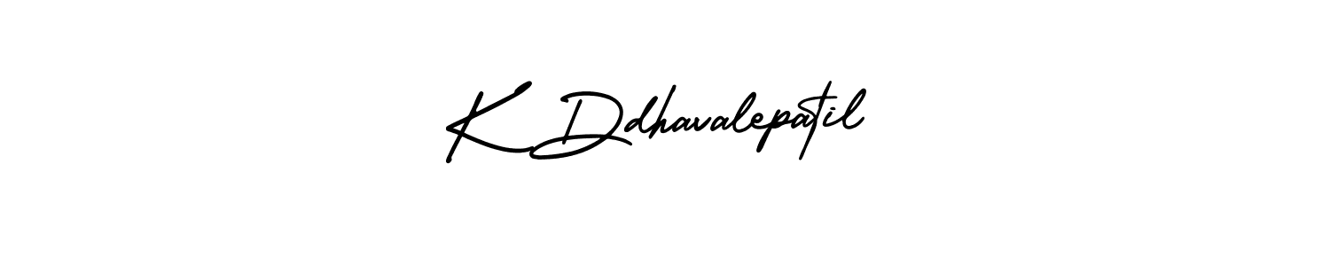 Use a signature maker to create a handwritten signature online. With this signature software, you can design (AmerikaSignatureDemo-Regular) your own signature for name K Ddhavalepatil. K Ddhavalepatil signature style 3 images and pictures png