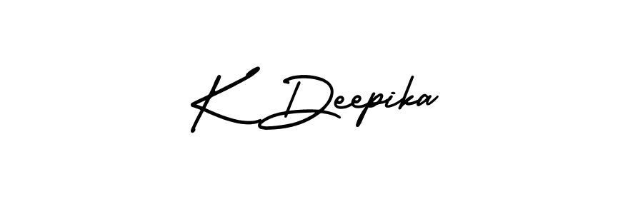 Make a short K Deepika signature style. Manage your documents anywhere anytime using AmerikaSignatureDemo-Regular. Create and add eSignatures, submit forms, share and send files easily. K Deepika signature style 3 images and pictures png