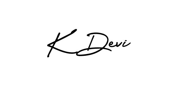 How to Draw K Devi signature style? AmerikaSignatureDemo-Regular is a latest design signature styles for name K Devi. K Devi signature style 3 images and pictures png