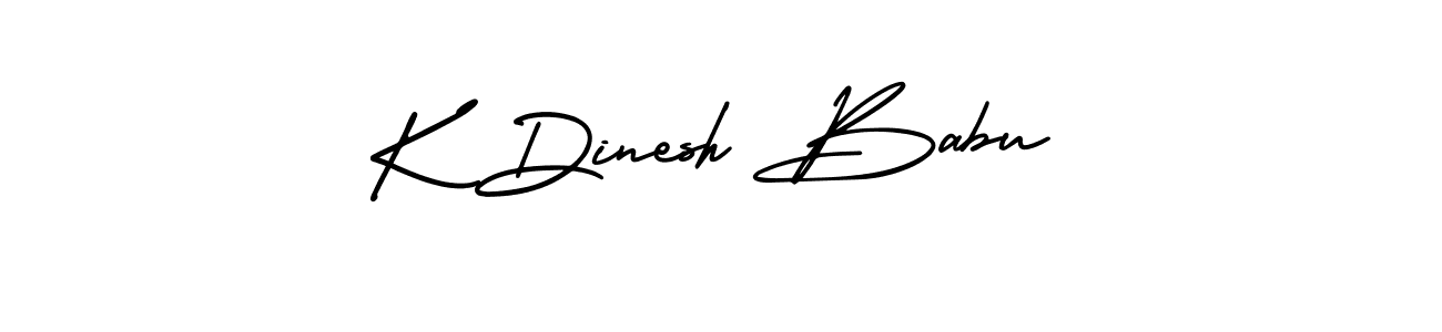 Make a short K Dinesh Babu signature style. Manage your documents anywhere anytime using AmerikaSignatureDemo-Regular. Create and add eSignatures, submit forms, share and send files easily. K Dinesh Babu signature style 3 images and pictures png