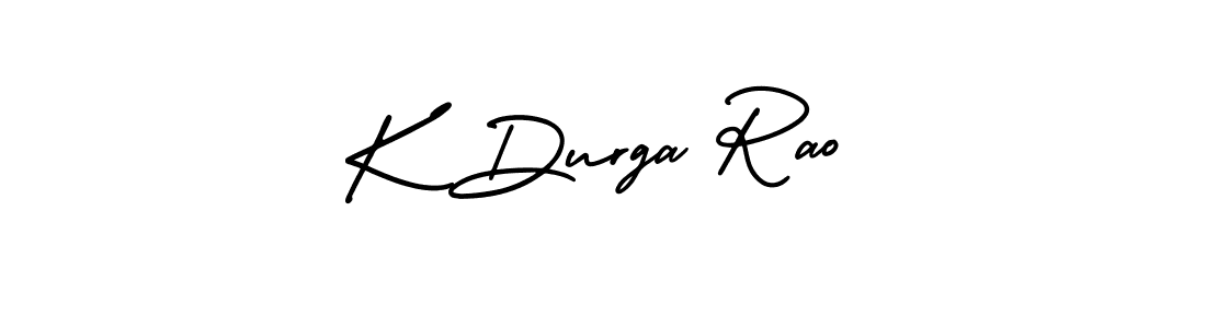 Also we have K Durga Rao name is the best signature style. Create professional handwritten signature collection using AmerikaSignatureDemo-Regular autograph style. K Durga Rao signature style 3 images and pictures png