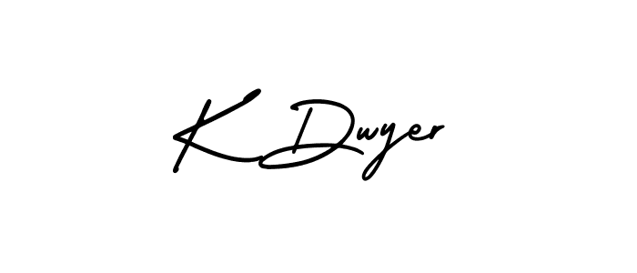 Also we have K Dwyer name is the best signature style. Create professional handwritten signature collection using AmerikaSignatureDemo-Regular autograph style. K Dwyer signature style 3 images and pictures png