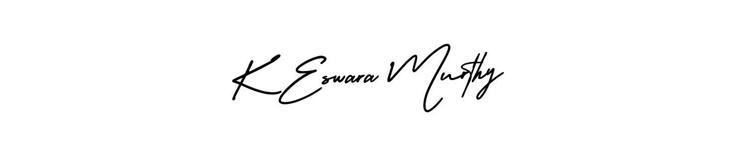 Make a short K Eswara Murthy signature style. Manage your documents anywhere anytime using AmerikaSignatureDemo-Regular. Create and add eSignatures, submit forms, share and send files easily. K Eswara Murthy signature style 3 images and pictures png