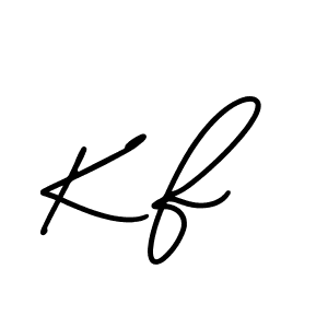 Make a beautiful signature design for name K F. Use this online signature maker to create a handwritten signature for free. K F signature style 3 images and pictures png