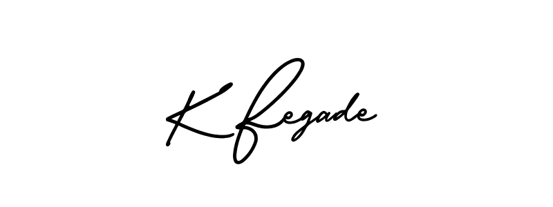 Make a short K Fegade signature style. Manage your documents anywhere anytime using AmerikaSignatureDemo-Regular. Create and add eSignatures, submit forms, share and send files easily. K Fegade signature style 3 images and pictures png