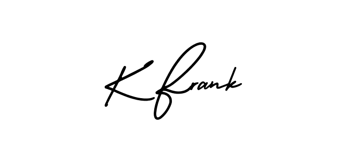 How to make K Frank signature? AmerikaSignatureDemo-Regular is a professional autograph style. Create handwritten signature for K Frank name. K Frank signature style 3 images and pictures png